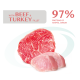 Optimeal Adult Cats Sterilised Beef & Turkey fillet Вологий корм із яловичиною та індичим філе для стерилізованих та кастрованих котів (в желе) 85г 12шт