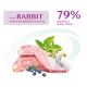 Optimeal Adult Dogs Rabbit & Wild Blueberries sauce Вологий корм з кроликом та чорницею для дорослих собак (в соусі) 100г 12шт