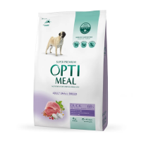 Optimeal Adult Dogs Small Duck Сухий корм з качкою для дорослих собак малих порід 4кг
