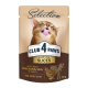 Club 4 Paws Premium Plus Selection Вологий корм з шматочками курки та телятини в соусі для дорослих котів 80г 12шт