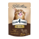 Club 4 Paws Premium Plus Selection Вологий корм зі шматочками телятини в овочевому желе для дорослих котів 80г 12шт