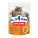 Club 4 Paws Вологий корм із куркою для дорослих котів з ефектом виведення шерсті (в соусі) 80г 24шт
