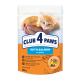 Club 4 Paws Вологий корм для кошенят з лососем (в соусі) 80г 24шт
